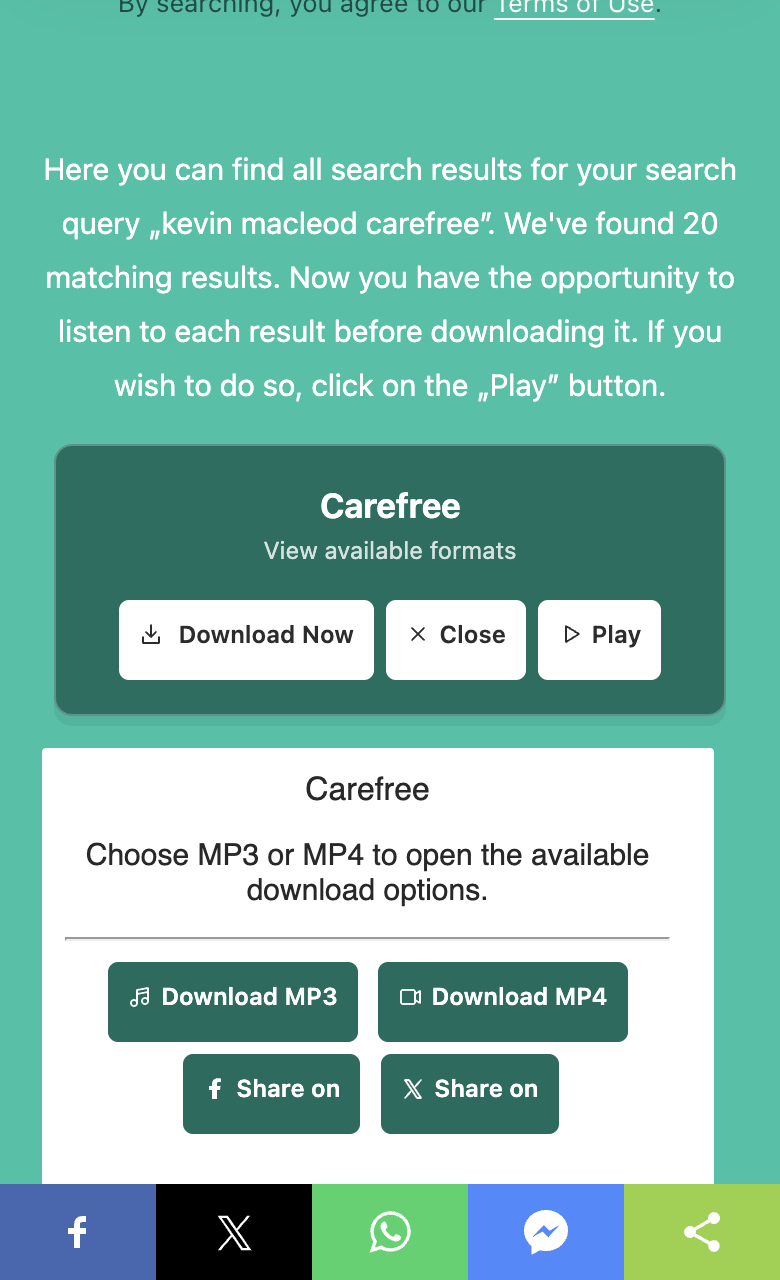 Choose MP3 or MP4 and follow your browser's save prompt. - Mp3Juice