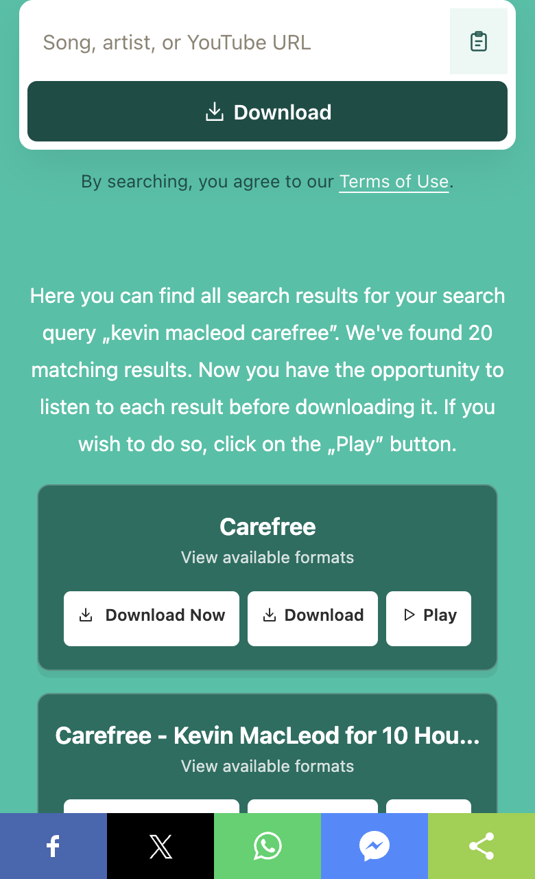 Choose the matching track, then select Download. - Mp3Juice
