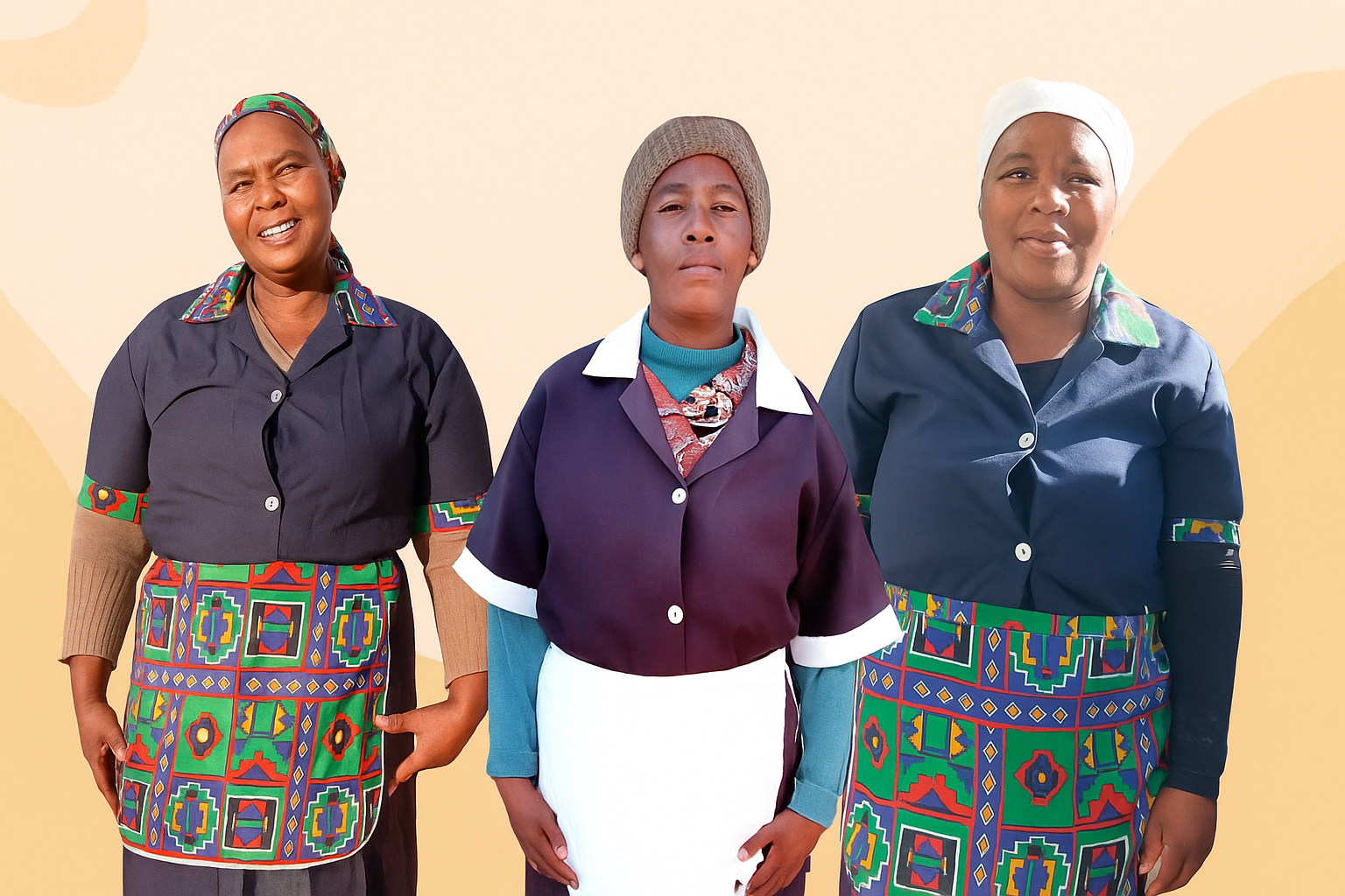 Smiling nanny portrait