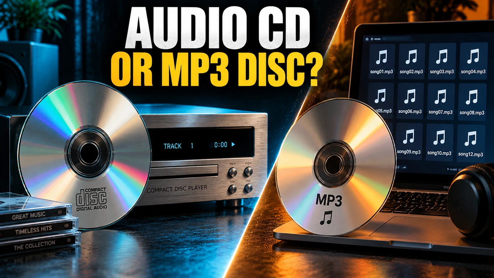Audio CD or MP3 Disc: Which Should You Burn?