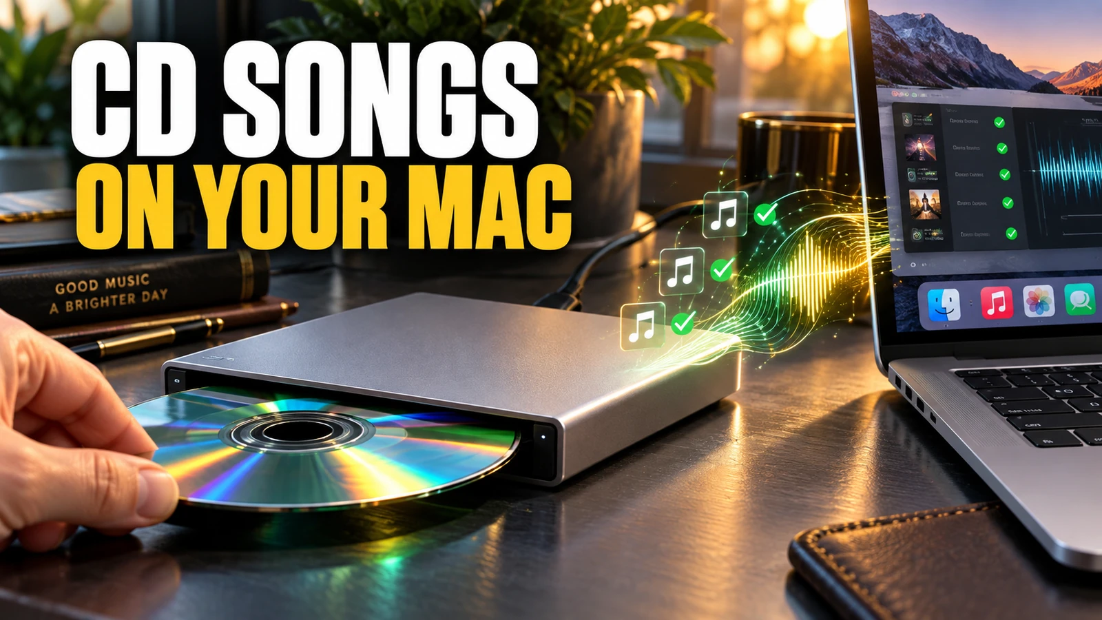 Import Audio CD Songs into Music on Mac