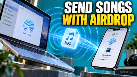 Transfer MP3 Files Between Apple Devices with AirDrop